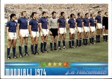 figurina Azzurro Mondiale 2002 Panini # 35 L'Italia al Mondiali 1974