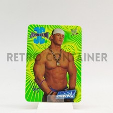 Tesla WWE Smackdown Raw (2004) Card ITA - 55/132 John Cena Green Fluo