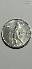 Rara micro moneta "50 Lire"
