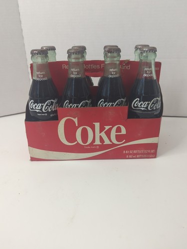 Filled coke bottles case - filled,