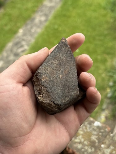 Meteorite fusion crust 297g - fusion,