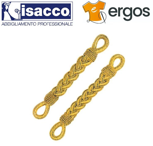 Isacco coppia trecce dorate - isacco,