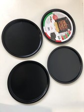 Guardini Pizza&Mania Cucina e Casa, Acciaio, Black, 4 Tegami 32 cm, 5