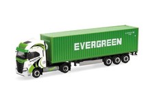Herpa Camion Iveco S-Way LNG Cont-Sz Rapstruck/Evergreen 319942