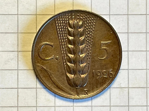 Iii 5 centesimi 1926 - -,