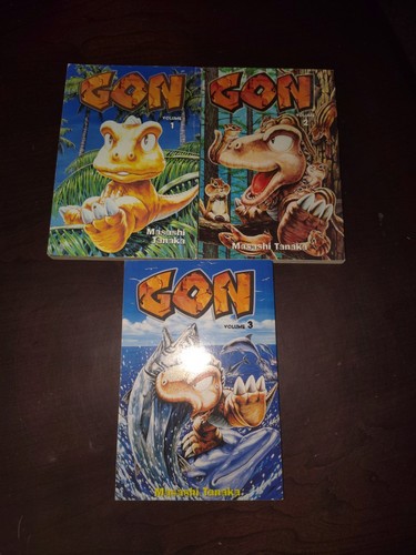 Lotto manga inglesi gon - manga, by