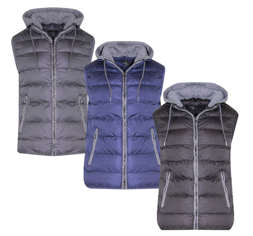 Uomo cappuccio gilet - uomo,