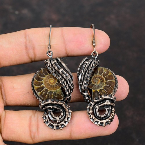 Ammonite rame fossile - , regalo