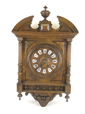 OROLOGIO DA PARETE ANTICO A PENDOLO IN STILE RINASCIMENTO LN