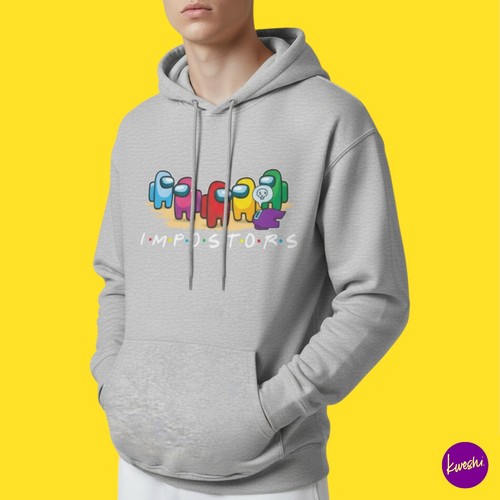 Felpa con cappuccio unbranded - felpa,