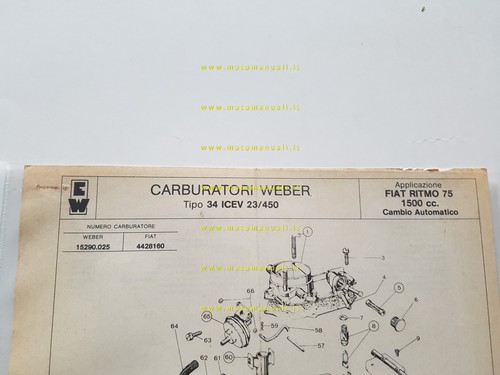 Weber carburatore icev - carburatore,
