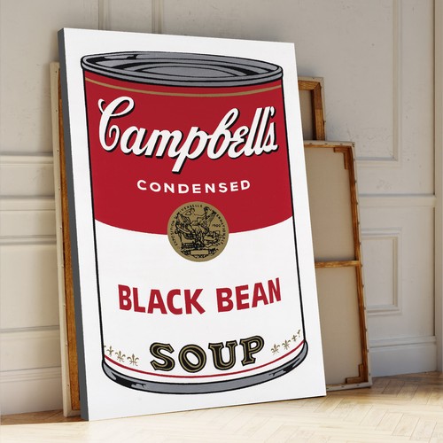 Campbell soup black - soup,