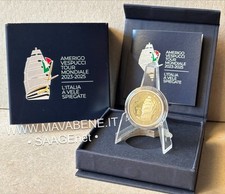 ??​  ITALIA 2025 NAVE AMERIGO VESPUCCI TOUR MONDIALE MONETA 2 EURO PROOF
