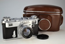 FOTOCAMERA RF USSR "KIEV-4A" COMPLETAMENTE REVISIONATA 1972 ULTIMA EMISSIONE CORPO LISCIO + JUPITER-8m