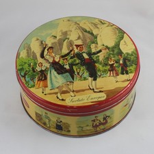 Antica scatola di latta