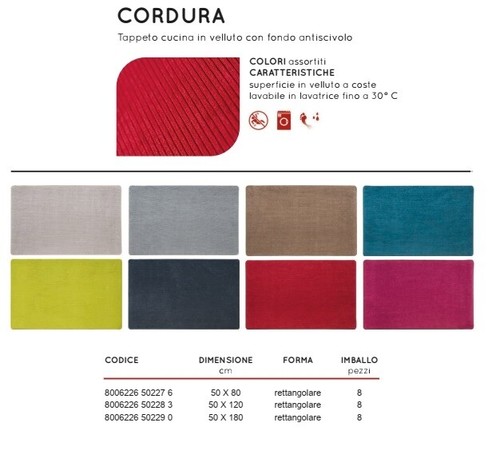 Tappeto cucina con - da,