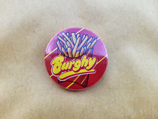 BURGHY Spilla [PATATINE] Metallo Fast Food Vintage (3 cm) Anni 80 (PANINARO)