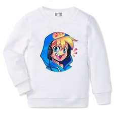 Felpa bianca Girocollo Sbriser