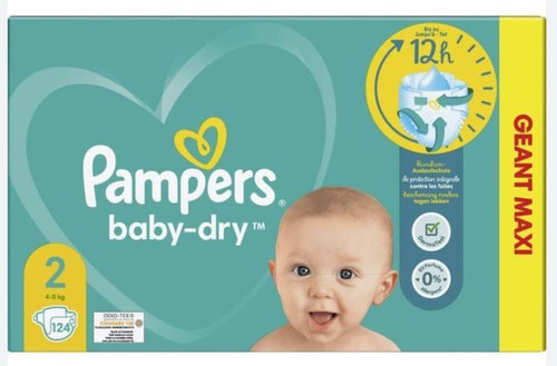 Pack 124 couches pampers - pack,
