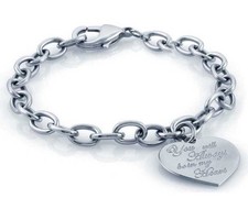 Bracciale catena con cuore