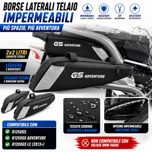 Borse laterali telaio bmw - telaio,