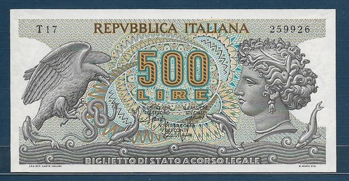Italy 500 lire - /, p