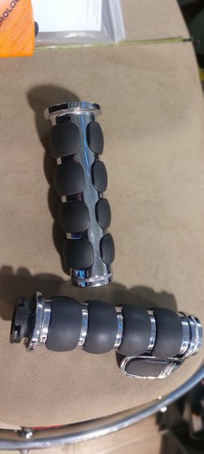 Manopole moto custom metallo - manopole,