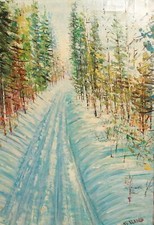 Dipinto ad olio impressionista