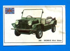 STORIA DELL'AUTOMOBILE Panini 1971-Figurina-Sticker n. 268 -MORRIS MINI MOKE-Rec