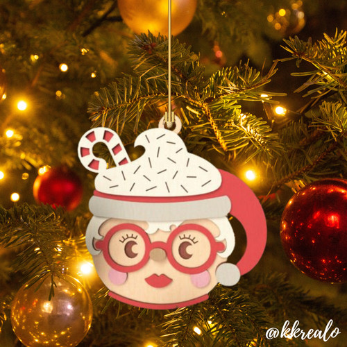 Decorazione natale legno - di,