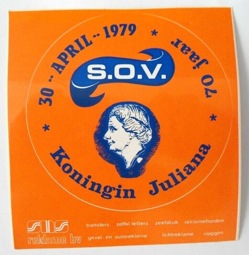 Adesivo pubblicitario koningin - pubblicitario,