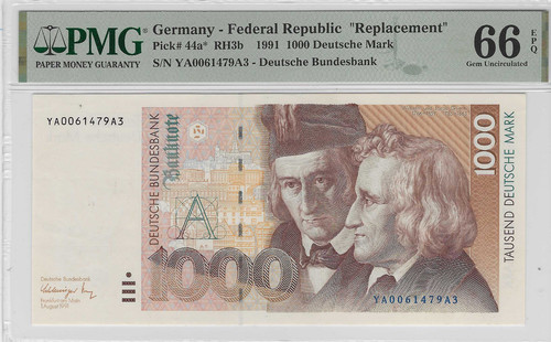 Germania 1000 mark - d-mark, 1991