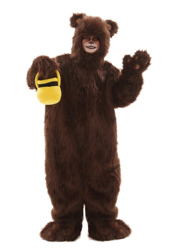 Costume orso marrone peloso