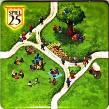 CARCASSONNE gioco 25 piatti