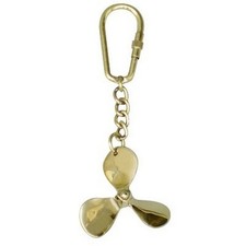 Portachiavi ottone con - in,