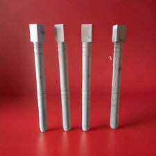 Set 4 Piedi Tavolo In Noce