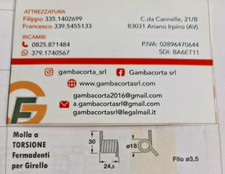 kit 3 molle a torsione