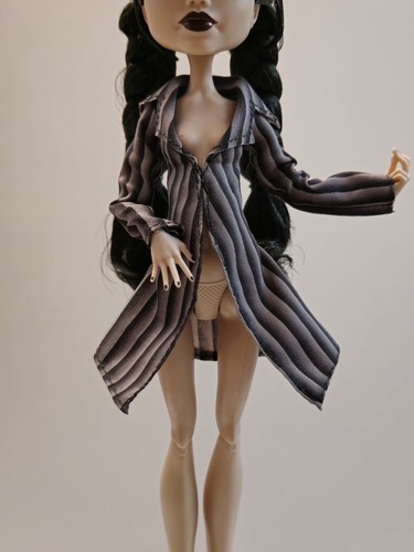 Giacca nera righe monster - a,