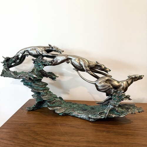 Statuina scultura cane - , corsa