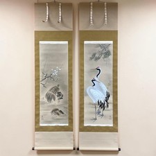 Japanese hanging scroll hand - hanging,