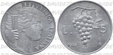 REPUBBLICA ITALIANA - 5 LIRE