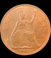 1 Penny 1966 - Elisabetta II