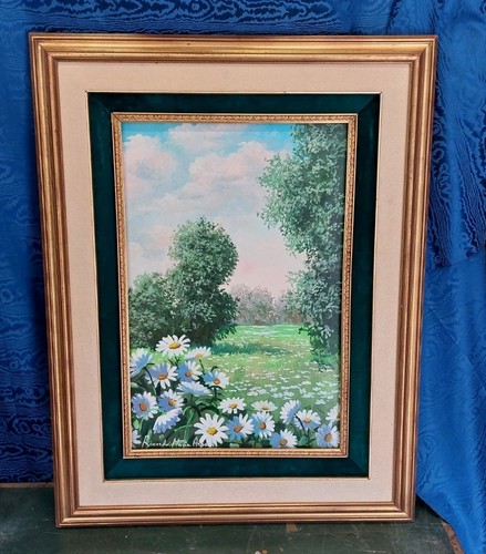 Dipinto olio tela riccardo - olio, su
