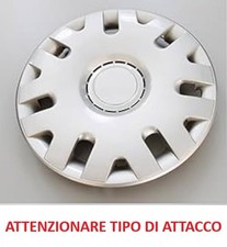 COPPA RUOTA VOLKSWAGEN POLO 2002 DIAMETRO 14" 14 FORI COPRICERCHI BORCHIA