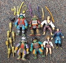 Lotto 3 figurine samurai film