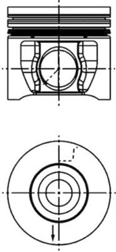 Pistone kolbenschmidt 40830600 - kolbenschmidt,