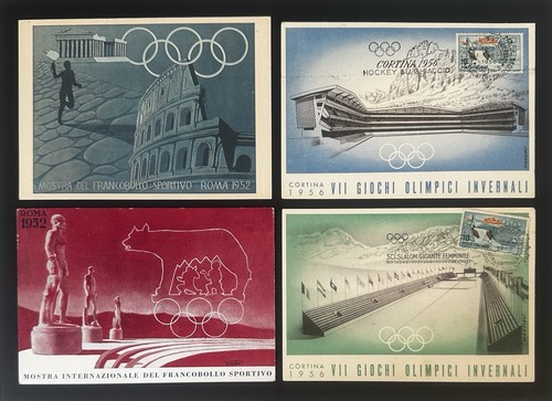 Lotto cartoline olimpiche - lotto, 4