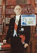 France 2008 - Carte maxi "DE GAULLE 50 ans Constitution Ve République 1958" (REP