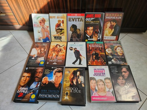 Videocassette vhs originali - videocassette,