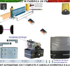AUTOMATISMO KIT CANCELLO